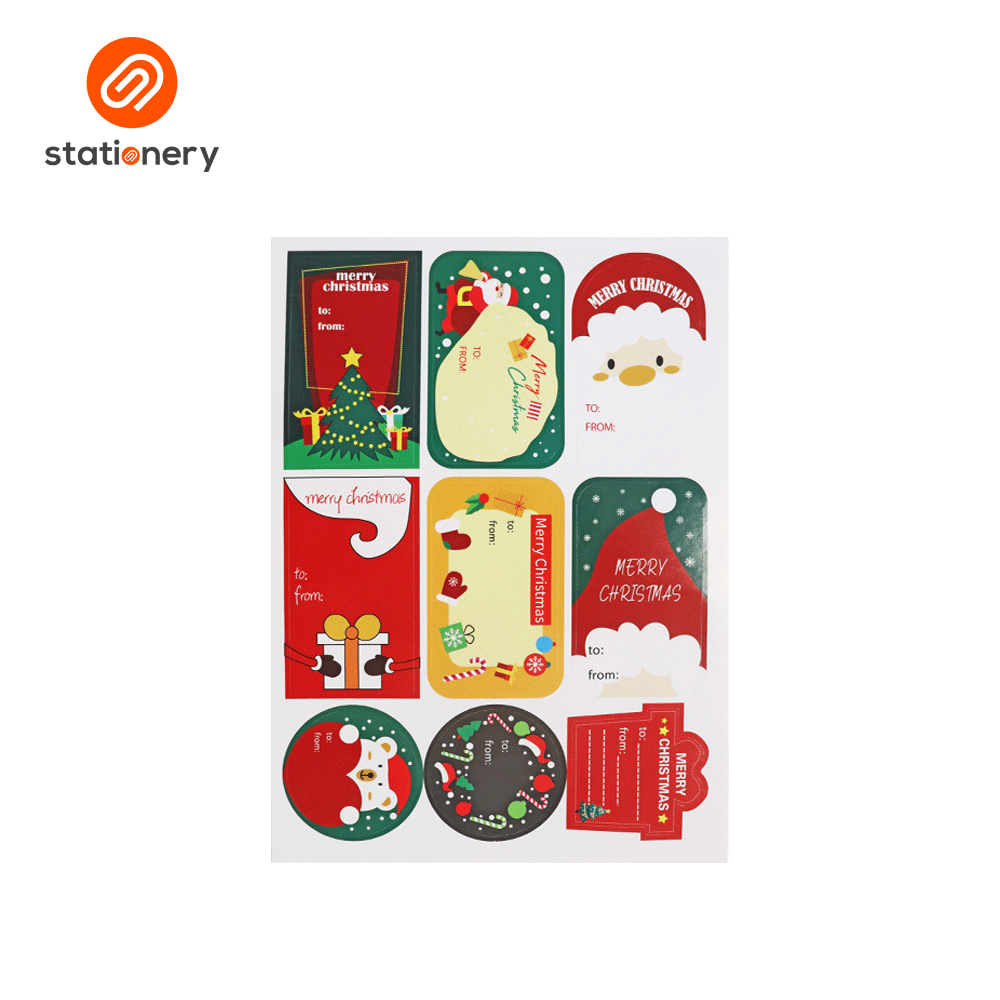 Christmas Sticker 20 Sheets - Assorted-6