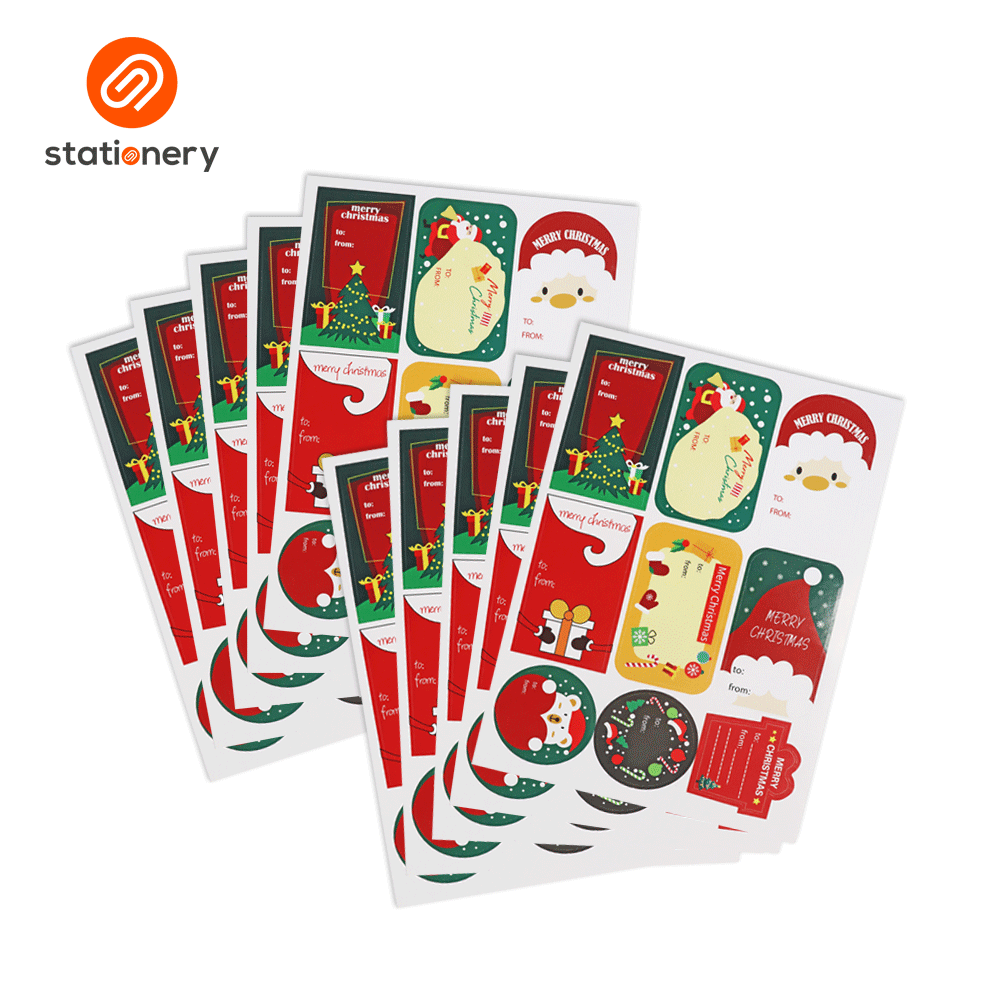 Christmas Sticker 20 Sheets - Assorted-5