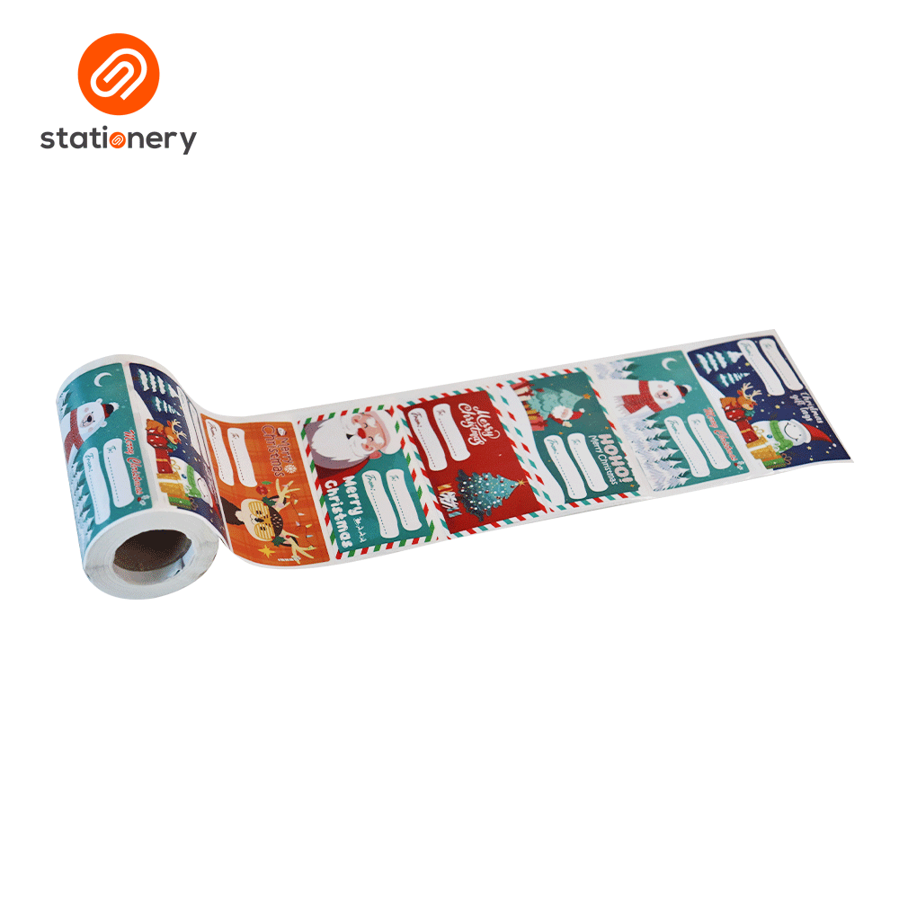 Christmas Sticker Roll 2025 - 200 pcs