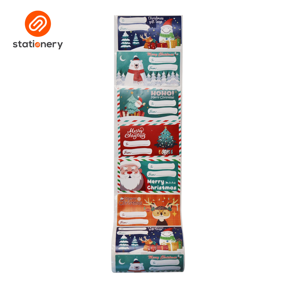 Christmas Sticker Roll 2025 - 200 pcs-3