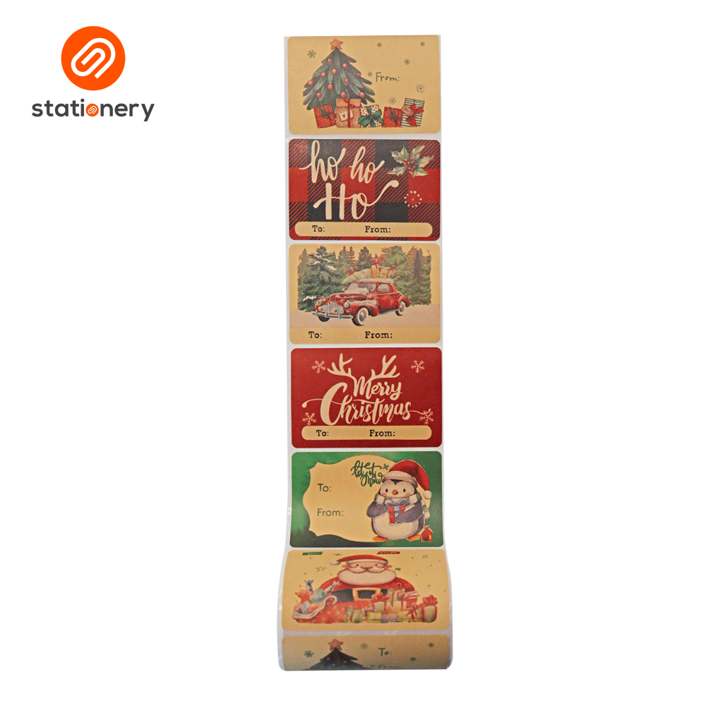 Christmas Sticker Roll 2025 - 200 pcs-6