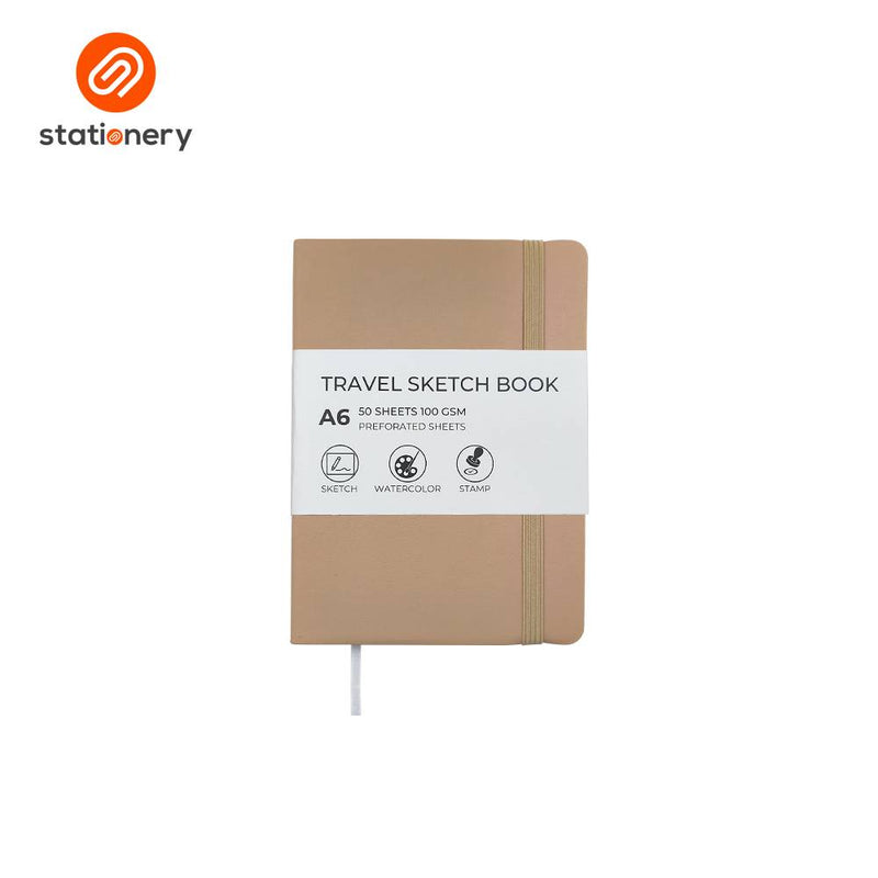 Travel Sketch Book A6 100gsm 50 Sheets-zoom-