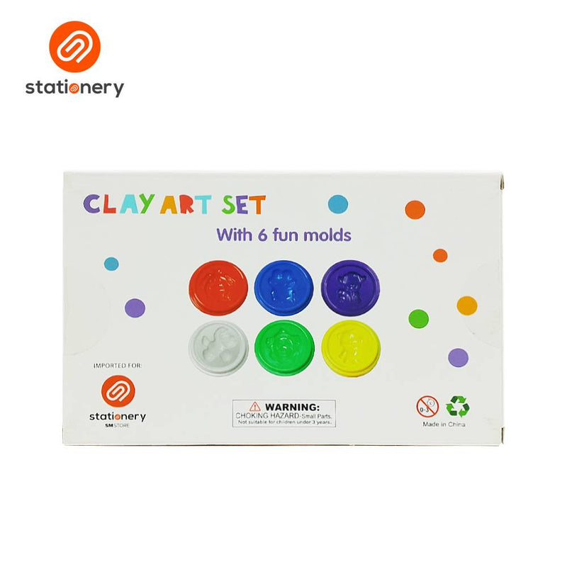 Basic Clay Art Set 6 Colors-zoom-