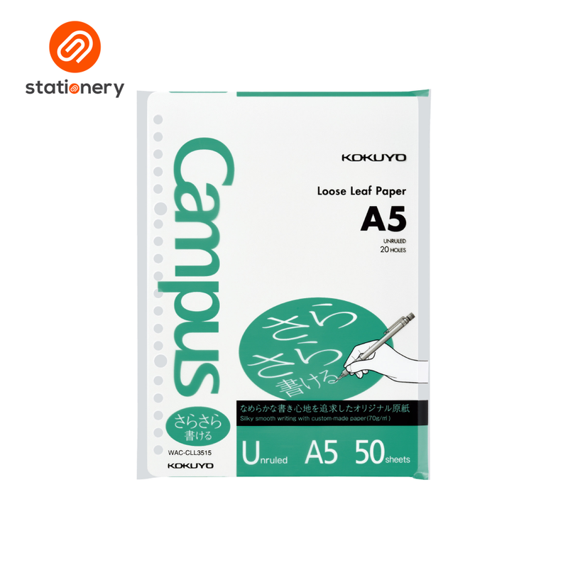 Kokuyo Campus Binder Refill 50 Sheets A5-zoom-