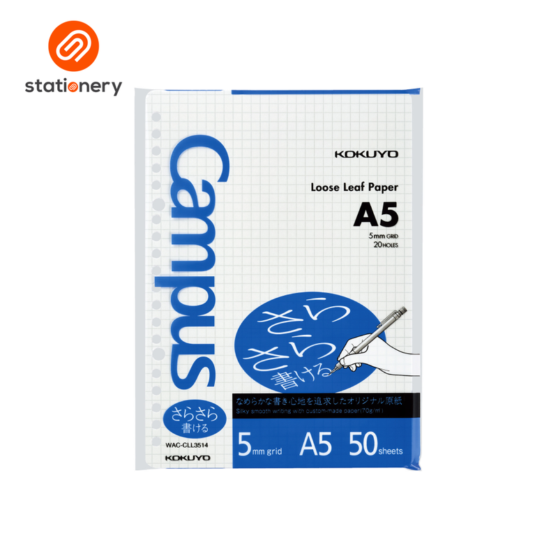 Kokuyo Campus Binder Refill 50 Sheets A5-zoom-