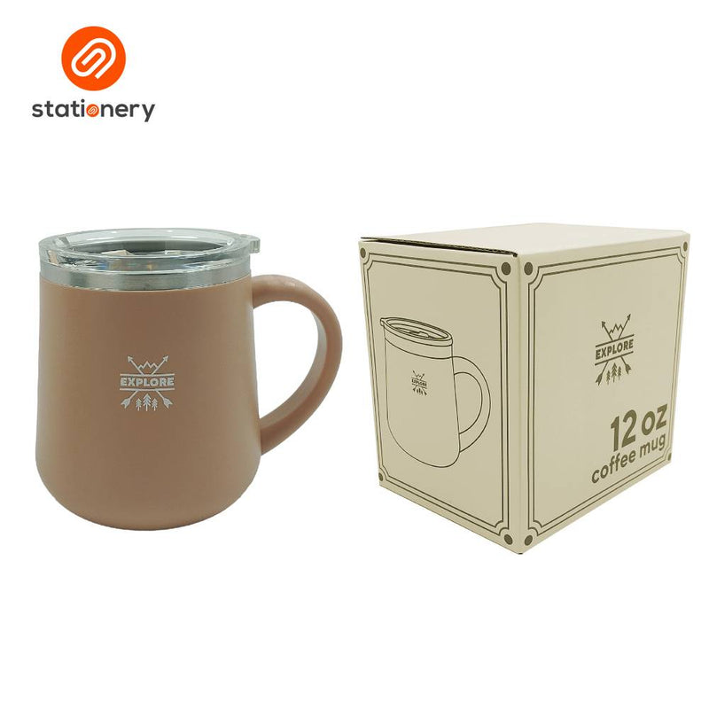 Explore Stainless Steel Coffee Mug V.2 - 12oz-zoom-
