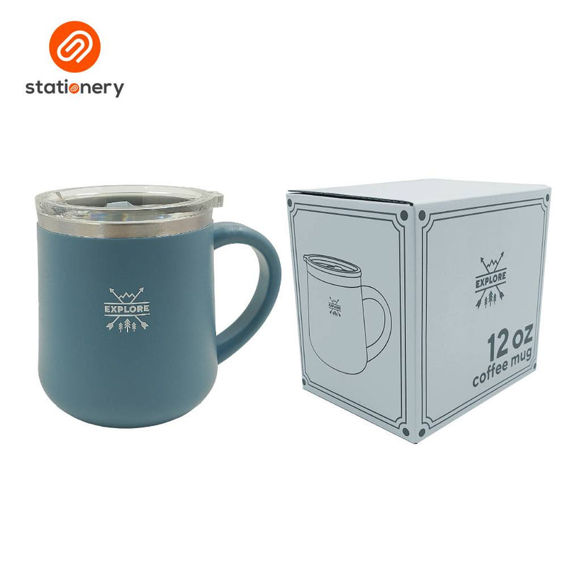 Explore Stainless Steel Coffee Mug V.2 - 12oz-zoom-