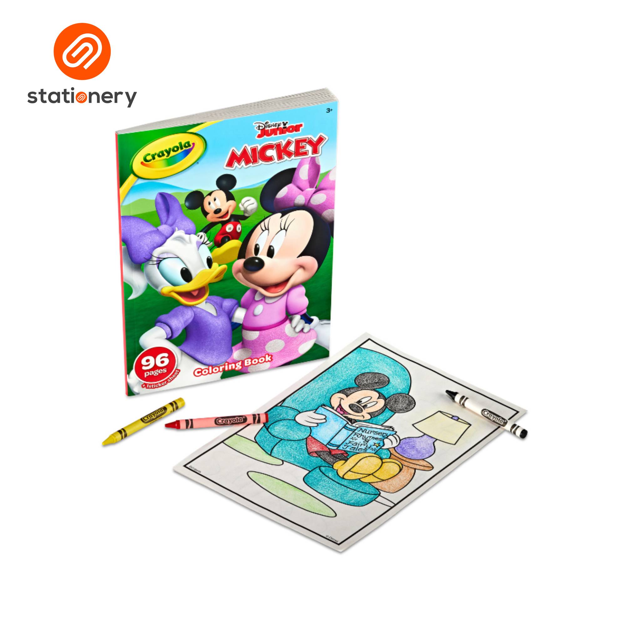 SSP-10100144:10100144b_CRAYOLA_COLORING_96PG_MICKEY_MOUSE.jpg