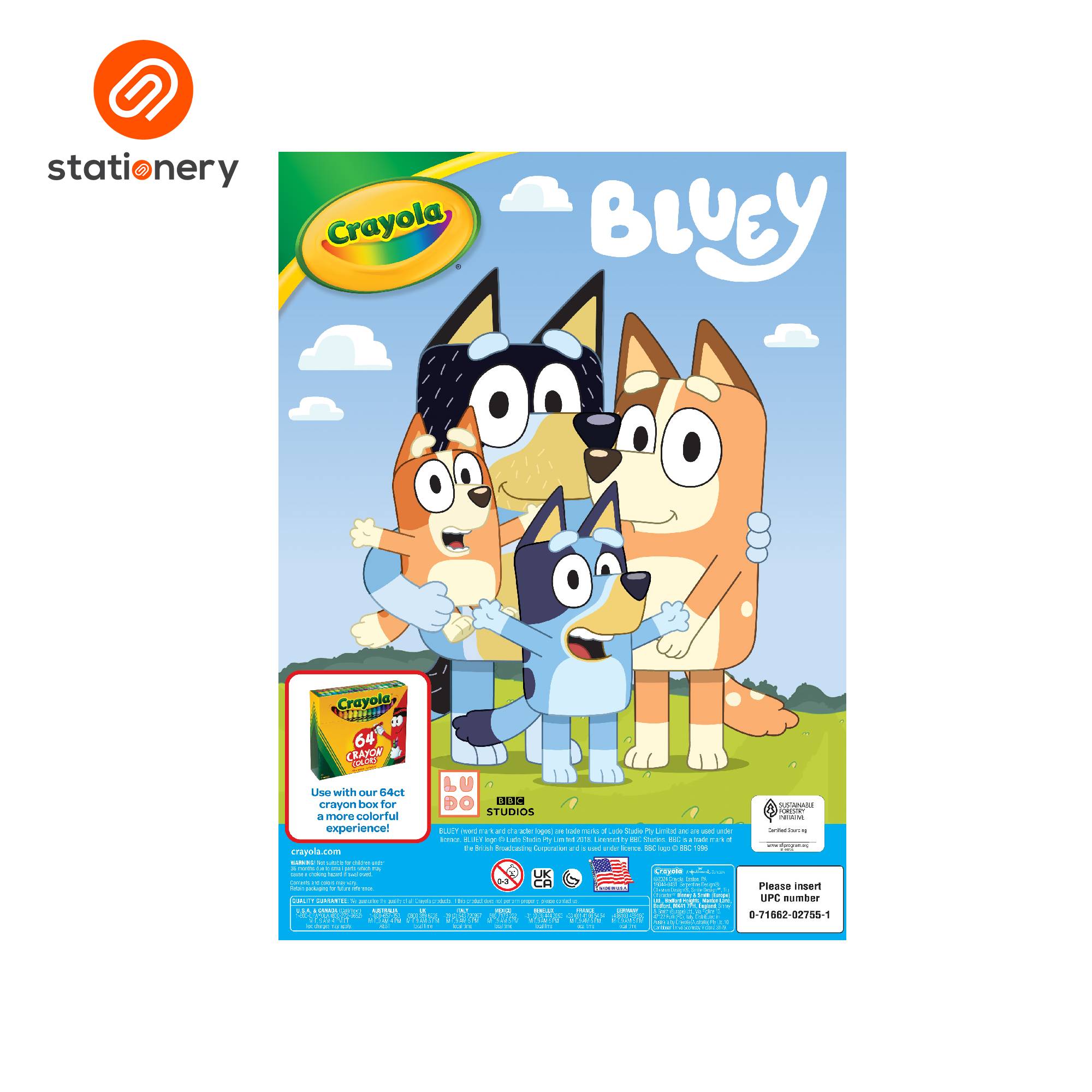 SSP-10100147:10100147B_CRAYOLA_COLORING_96PG_BLUEY.jpg