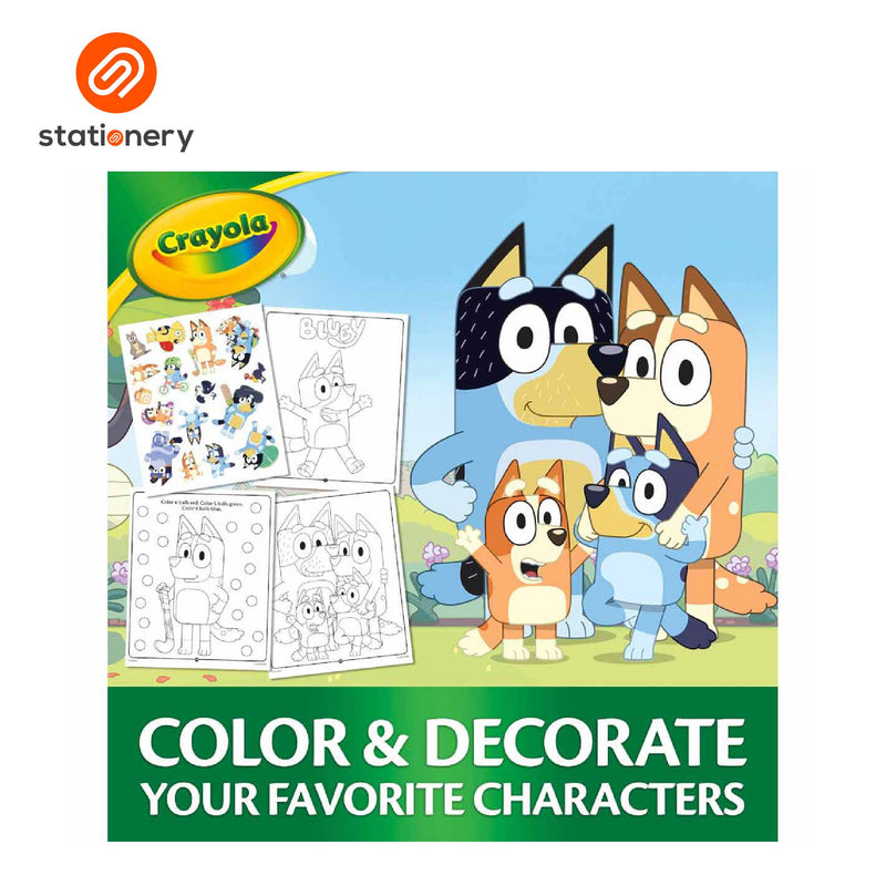 Crayola Color & Sticker Activity Set - Bluey Edition-zoom-