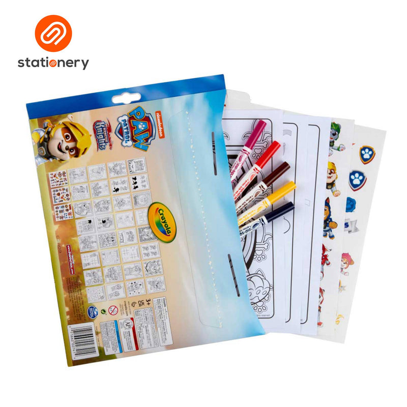 Crayola PAW Patrol Rescue Knights Color & Sticker Activity Set-zoom-