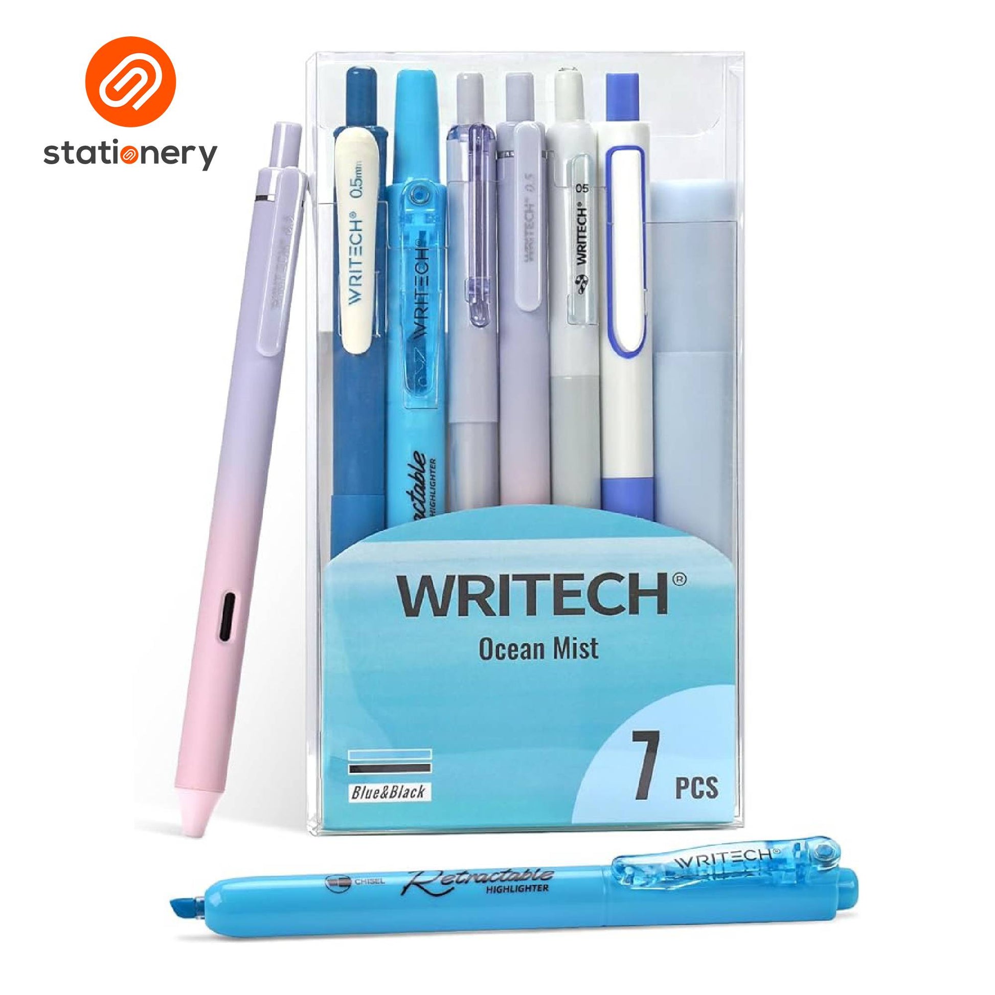 SSP-10100219:10100219_WRITECH_OCEAN_MIST_PEN_SET_7PCS_PER_SET_1.jpg