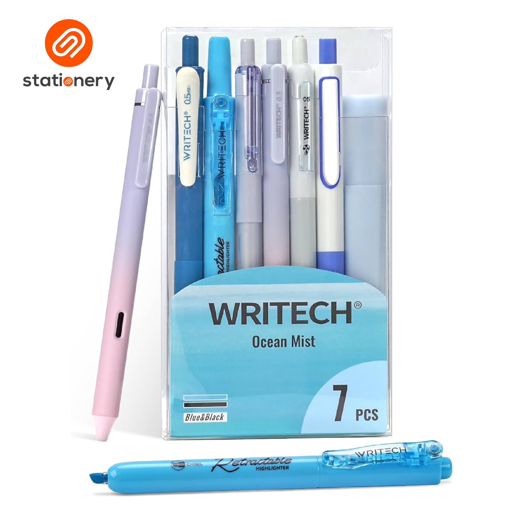 SSP-10100219:10100219_WRITECH_OCEAN_MIST_PEN_SET_7PCS_PER_SET_1.jpg