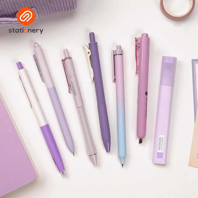 Writech Journaling Writing Set W-JK04 7pcs per Pack - Provence Mist-zoom-