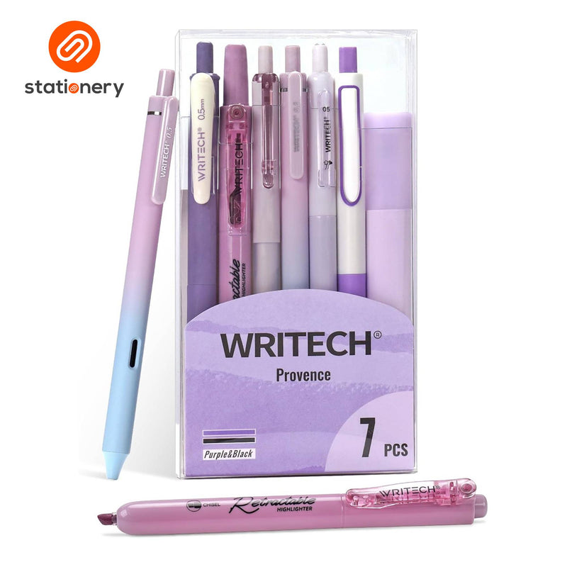 Writech Journaling Writing Set W-JK04 7pcs per Pack - Provence Mist-zoom-