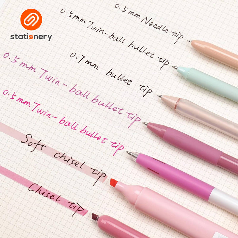 Writech Journaling Writing Set W-JK04 7pcs per Pack - Sakura Fall-zoom-