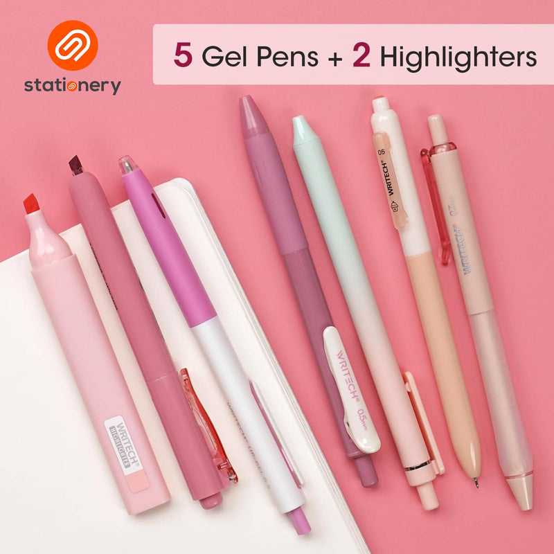 Writech Journaling Writing Set W-JK04 7pcs per Pack - Sakura Fall-zoom-