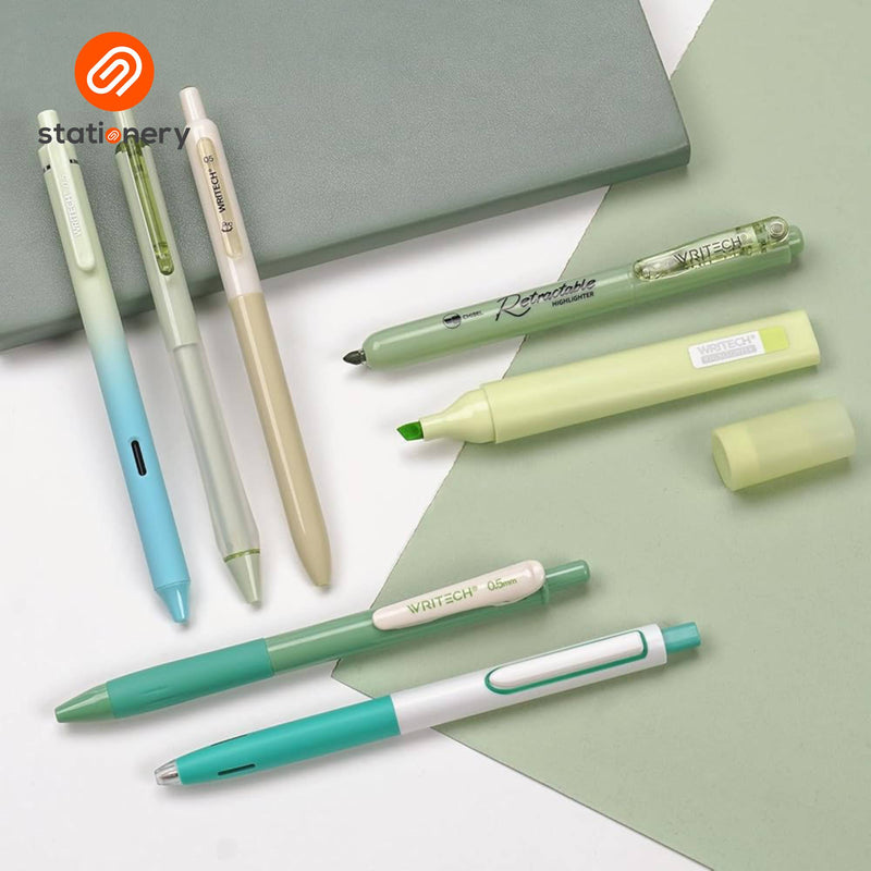 Writech Journaling Writing Set W-JK04 7pcs per Pack - Vibrant Forest-zoom-