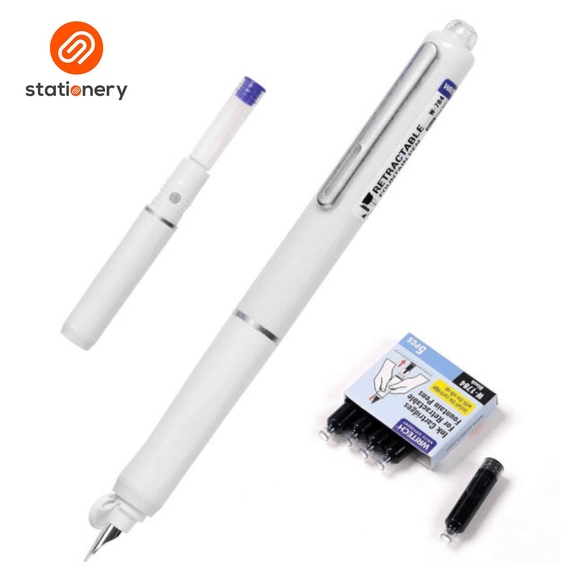 Writech Clictek Retractable Fountain Pens - W-784-16