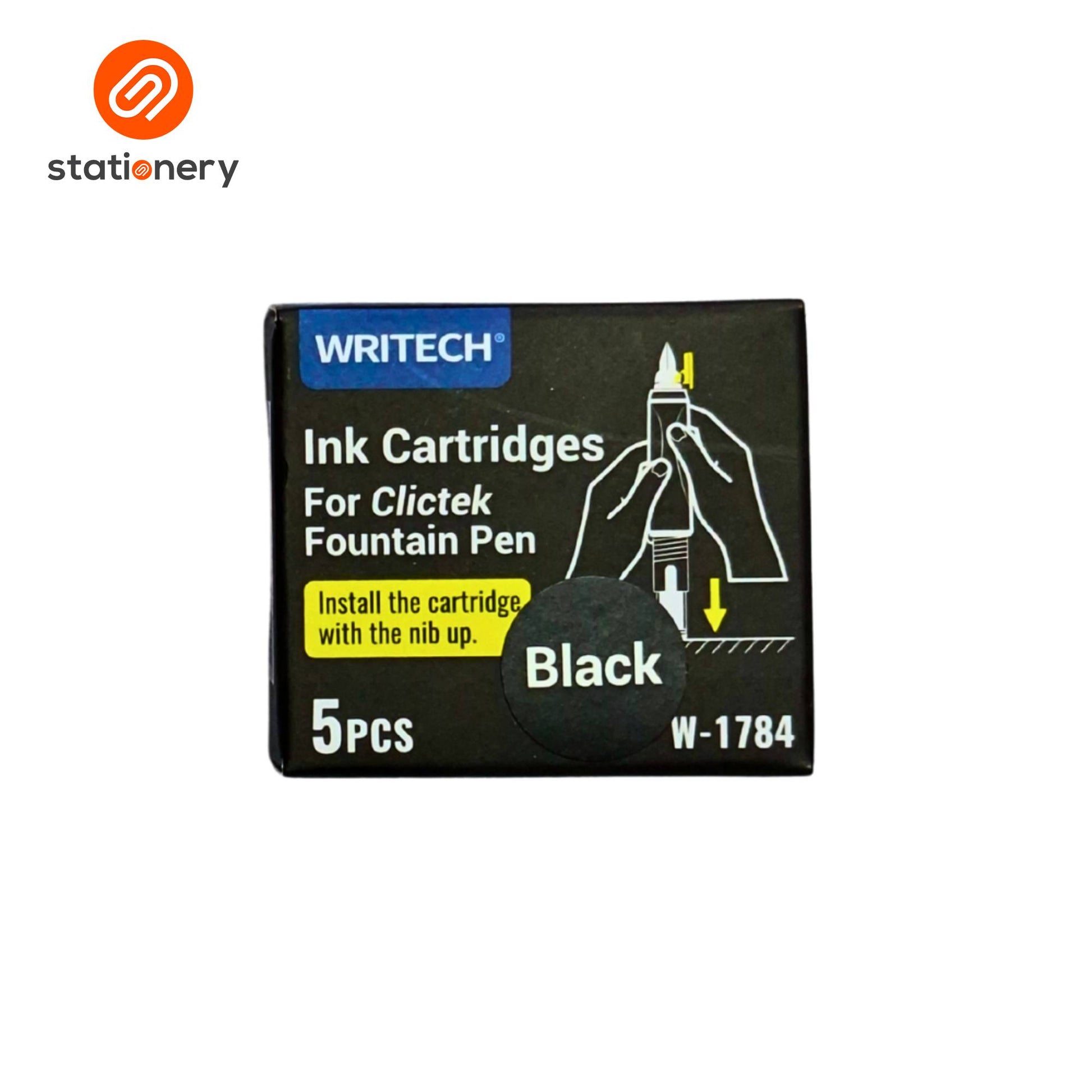 SSP-10100234:10100234_WRITECH_CLICKTEK_REFILL_5PCSSET_BLACK.jpg