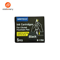 SSP-10100234:10100234_WRITECH_CLICKTEK_REFILL_5PCSSET_BLACK.jpg