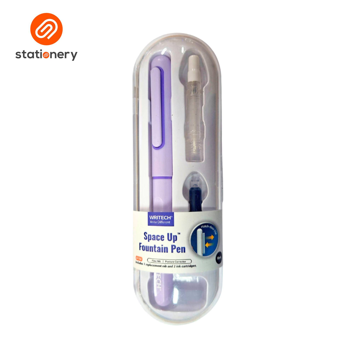 SSP-10100235:10100235_WRITECH_SPACE_UP_FOUNTAIN_PEN_FINE_PURPLE.jpg
