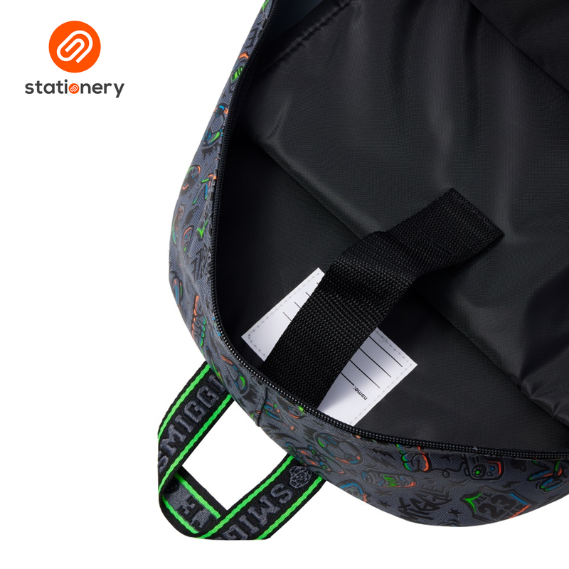 Smiggle Smiggler Classic Backpack - Black-zoom-