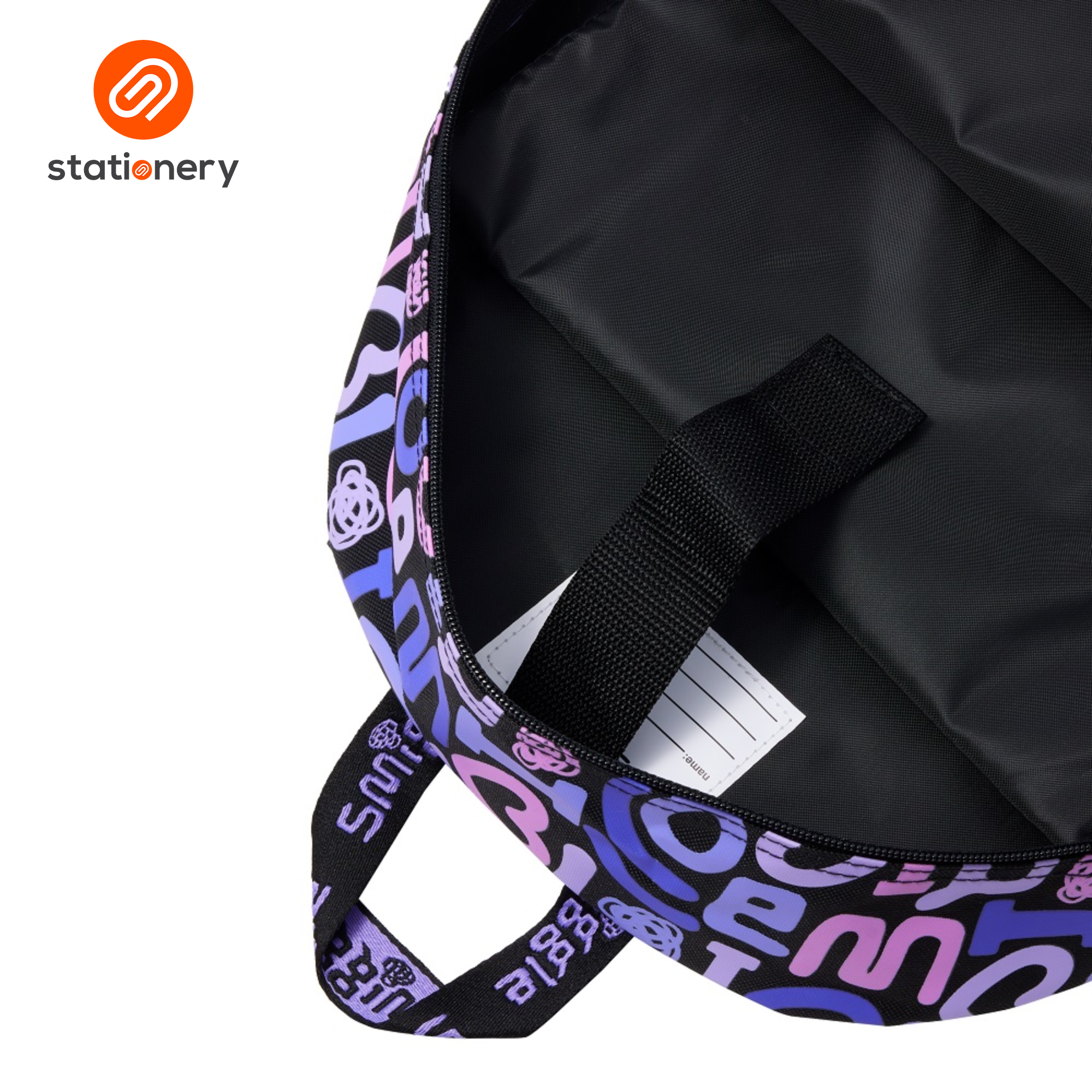 Smiggle Smiggler Classic Backpack - Black Mix-zoom-2