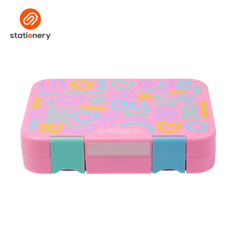 Smiggle Smiggler Medium Bento Lunchbox - Pastel-zoom-