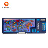 Smiggle Elements Pop Out Pencil Case - Navy