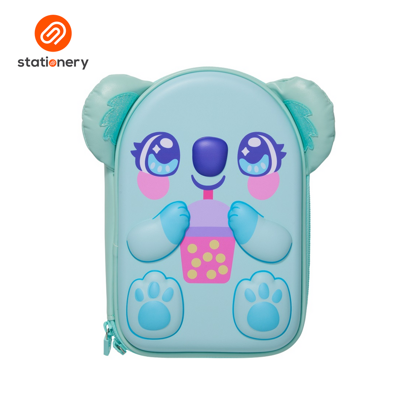 Smiggle Pals Hardtop Stationery Gift Pack - Mint-zoom-