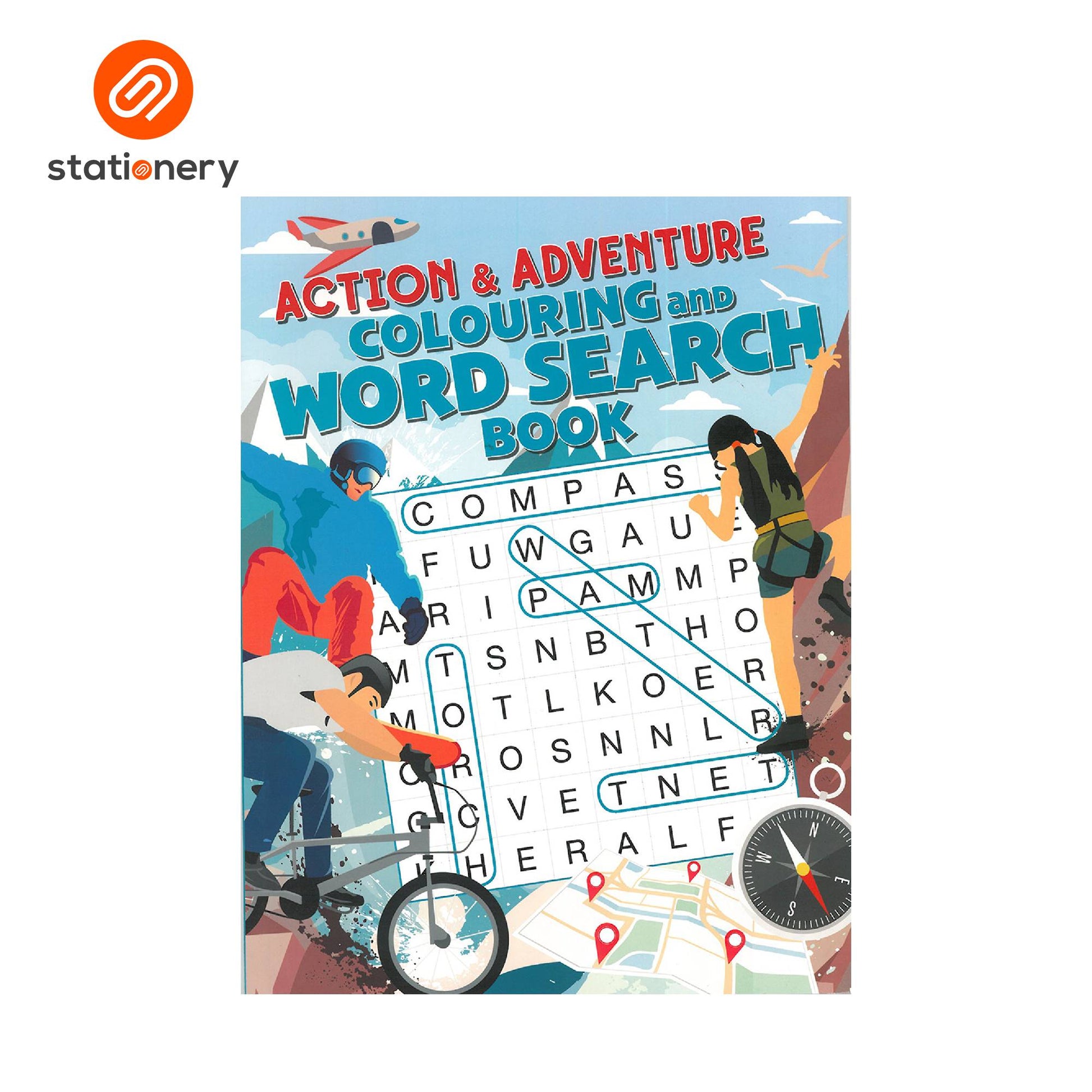 Colouring and Word Search Book-3