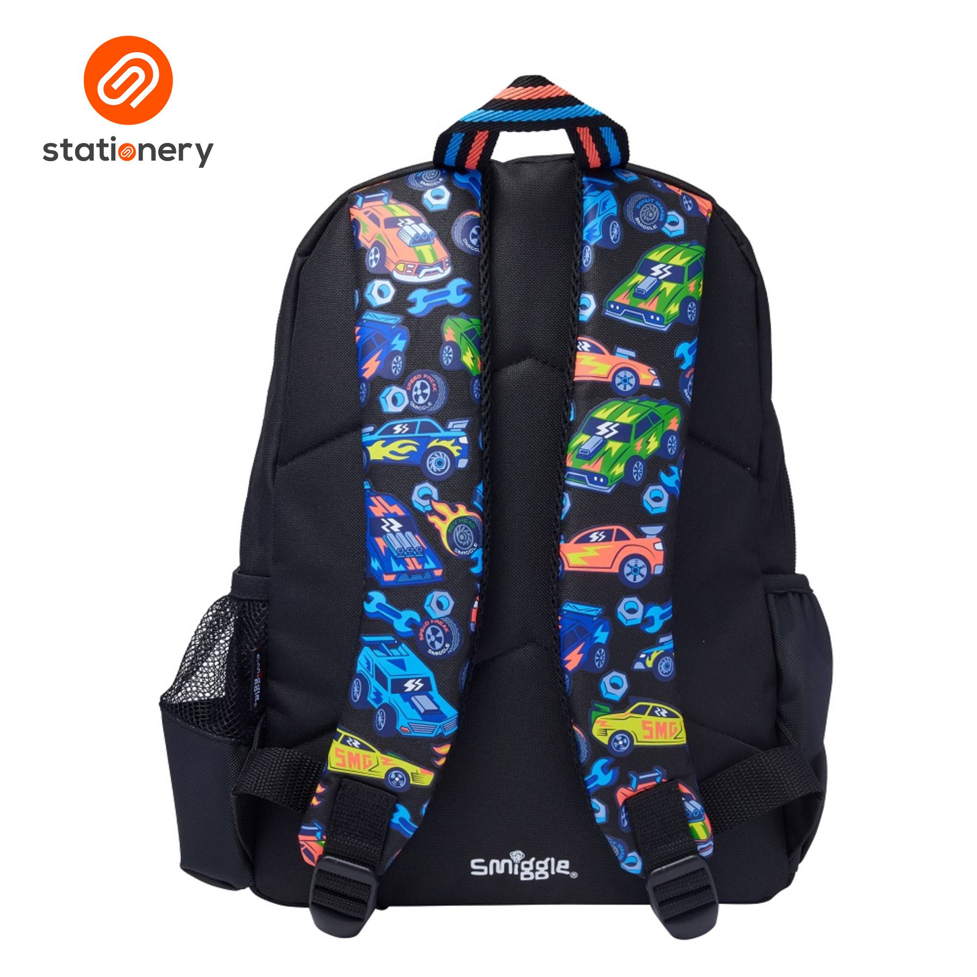 Smiggle Playtime Junior Character Backpack - Black-zoom-3