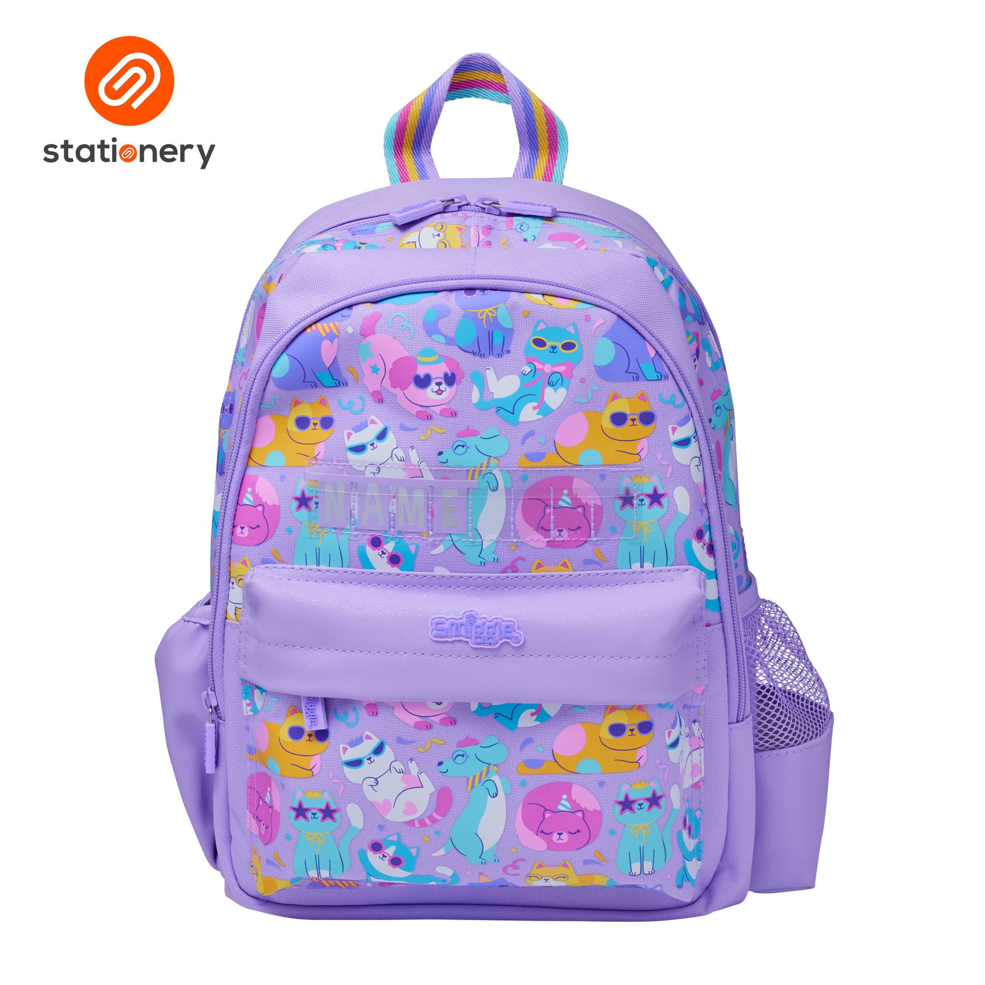 Smiggle Playtime Junior Id Backpack - Lilac
