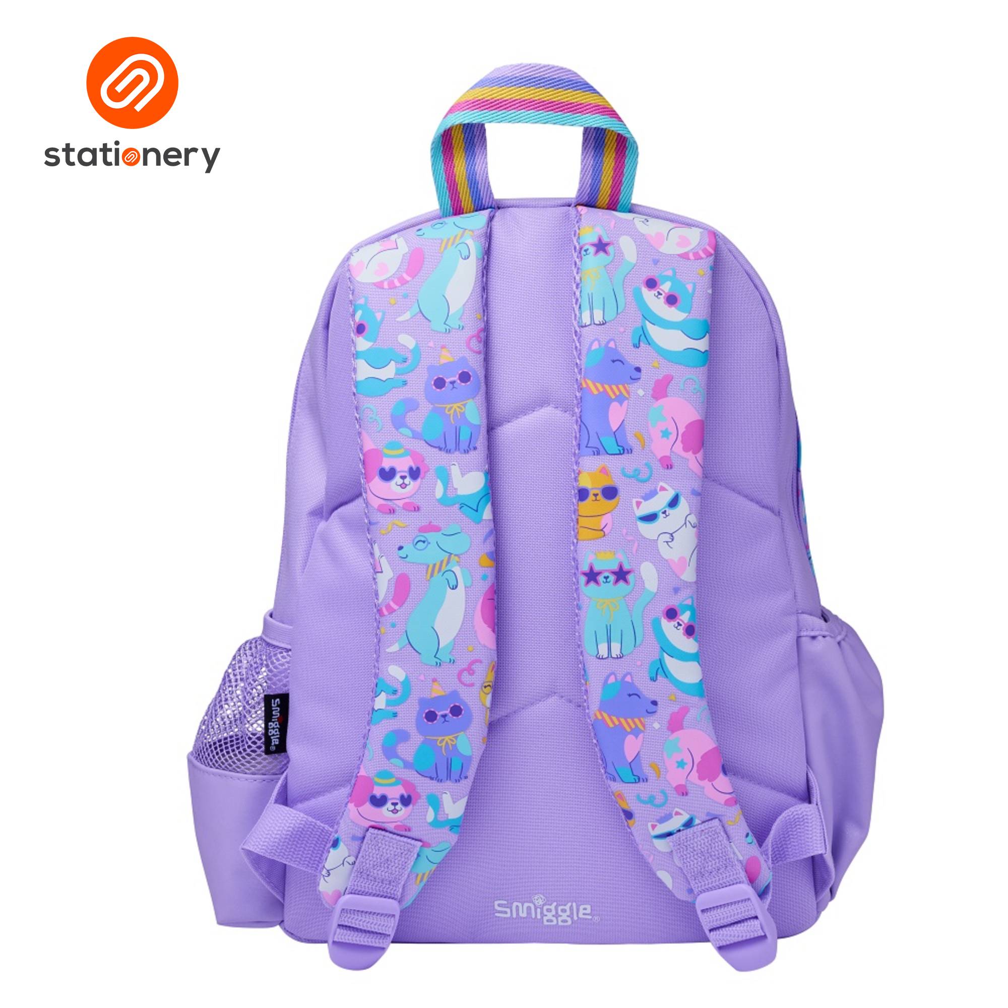 Smiggle Playtime Junior Id Backpack - Lilac