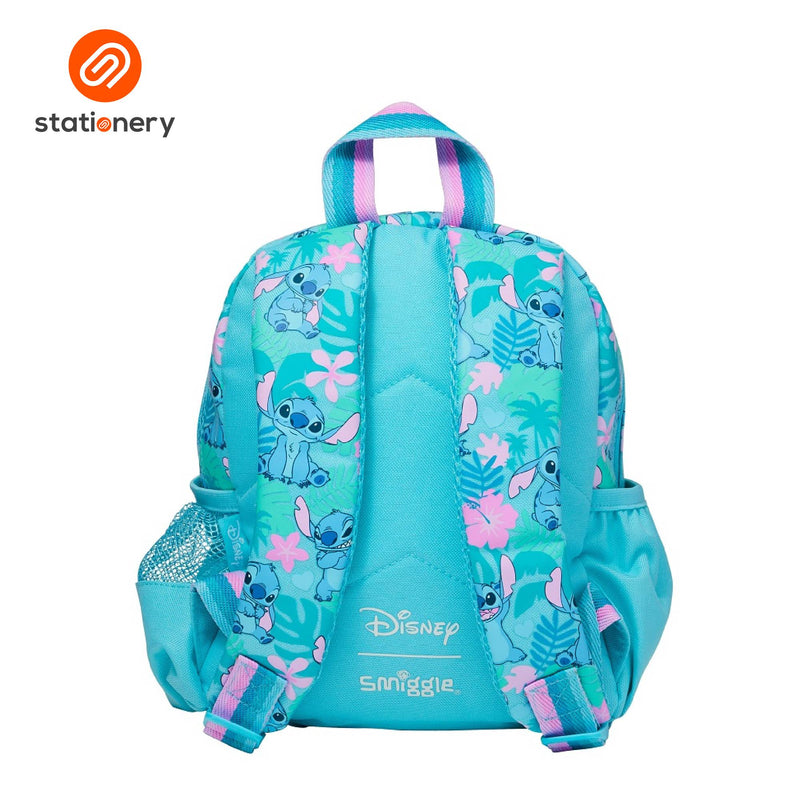Smiggle Stitch Teeny Tiny Backpack With Detachable Plush - Turquoise-zoom-