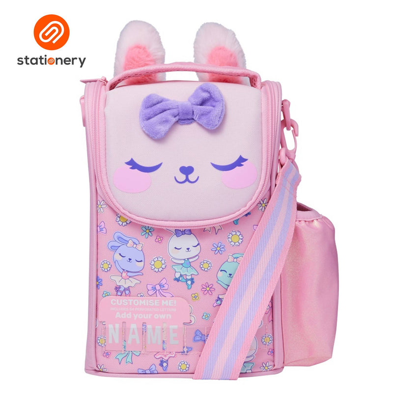 Smiggle Playtime Junior Id Lunchbox With Strap - Pink-zoom-