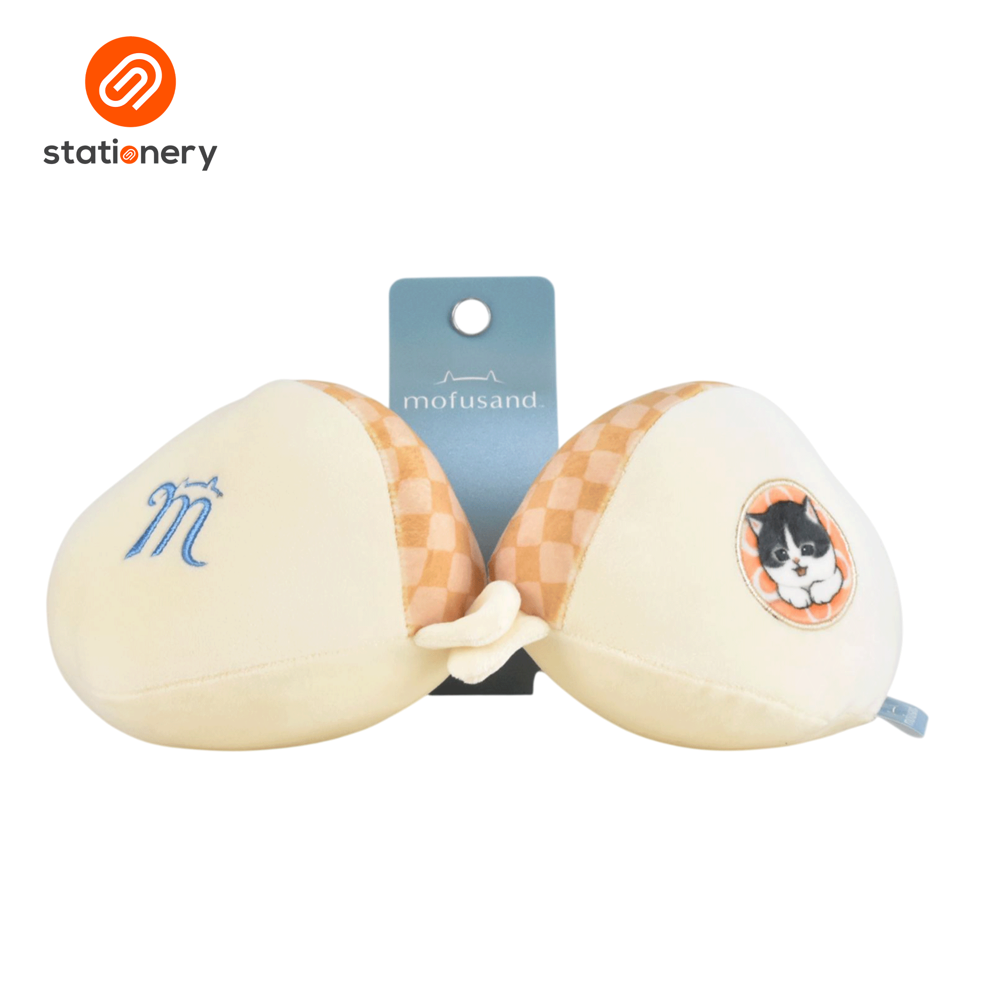 Mofusand Coffee & Donuts Structured Neck Pillow - Pink-zoom-6