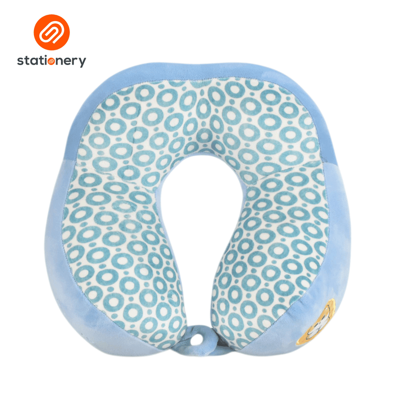 Mofusand Coffee & Donuts Structured Neck Pillow - Pink-zoom-