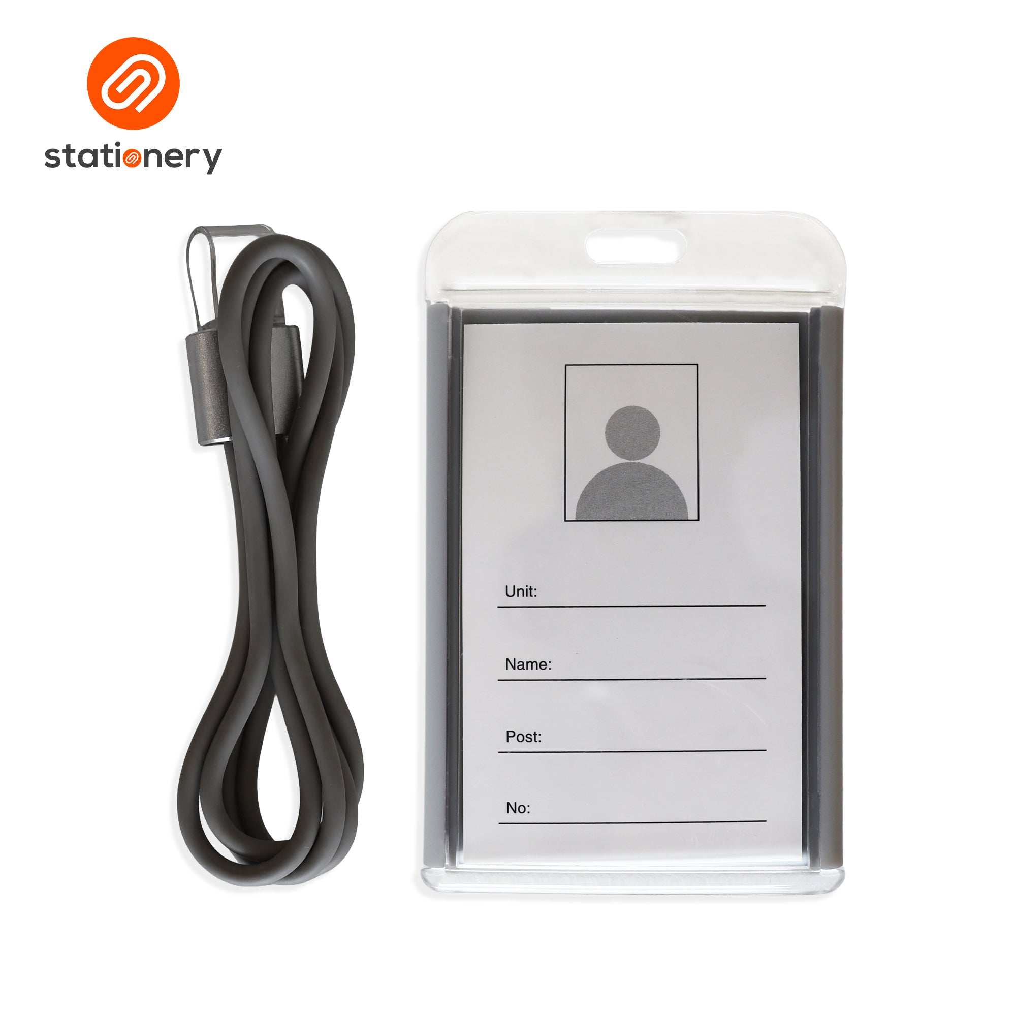 PVC Hard ID Case with Silicone Landyard-zoom-5