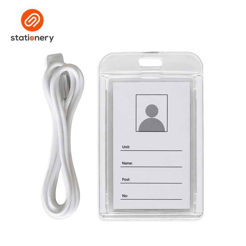 PVC Hard ID Case with Silicone Landyard-zoom-