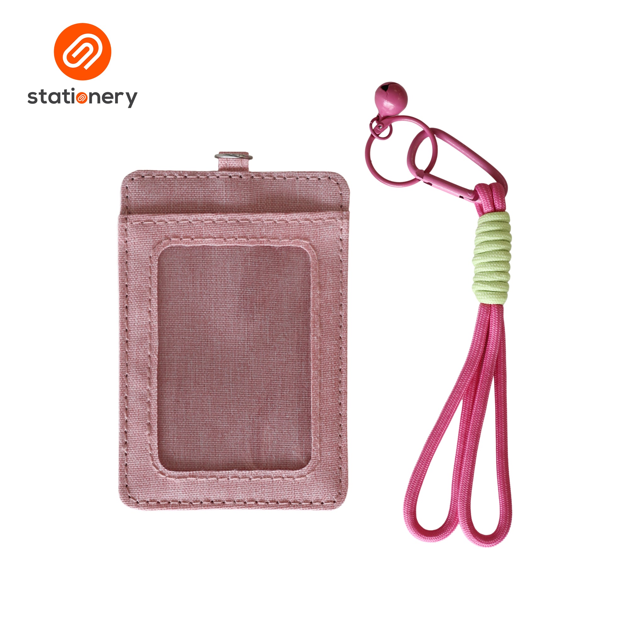 Fabric ID Case with Corded Strap