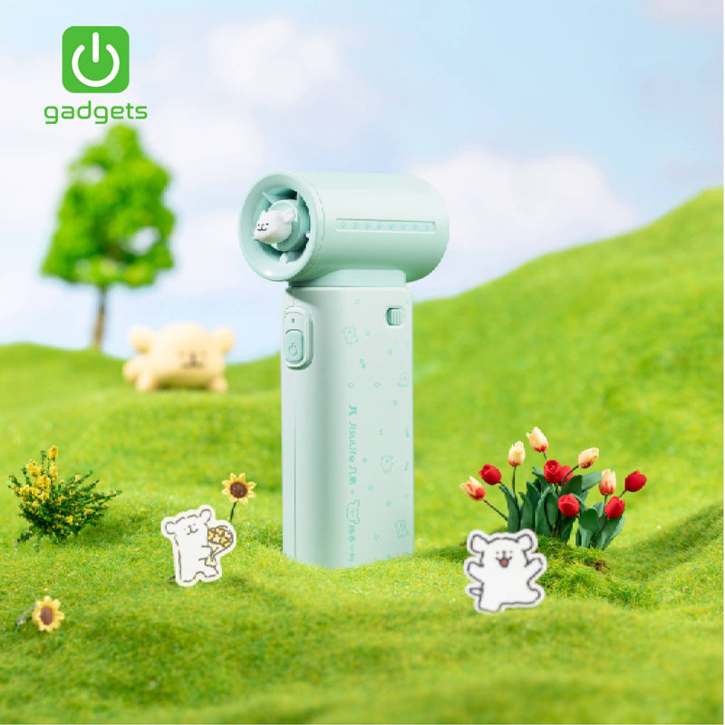 JisuLife Life9 Maltese Handheld Fan 5000mAh - Green-zoom-