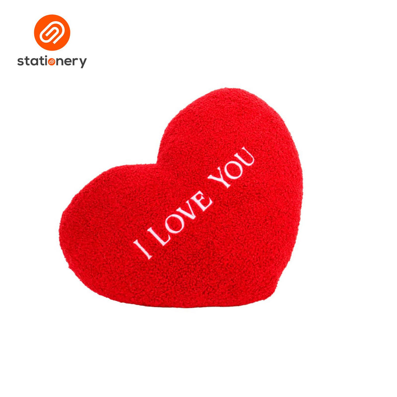 Hallmark Red Heart-Shaped 'I Love You' Plush Pillow-zoom-