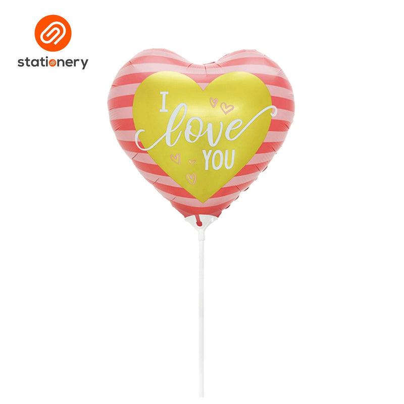 Hallmark Romantic Heart Balloons Decs1 - 18 Inches-zoom-