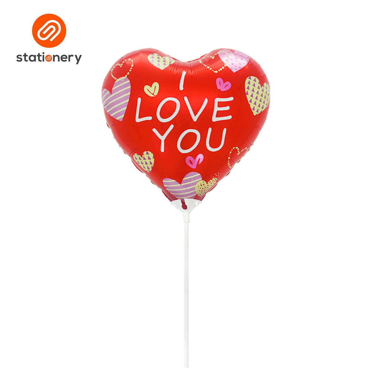 Hallmark Romantic Heart Balloons Decs1 - 18 Inches-zoom-3