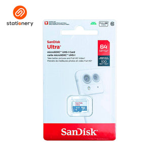 SanDisk Ultra 64GB microSDXC UHS-I Memory Card – Class 10