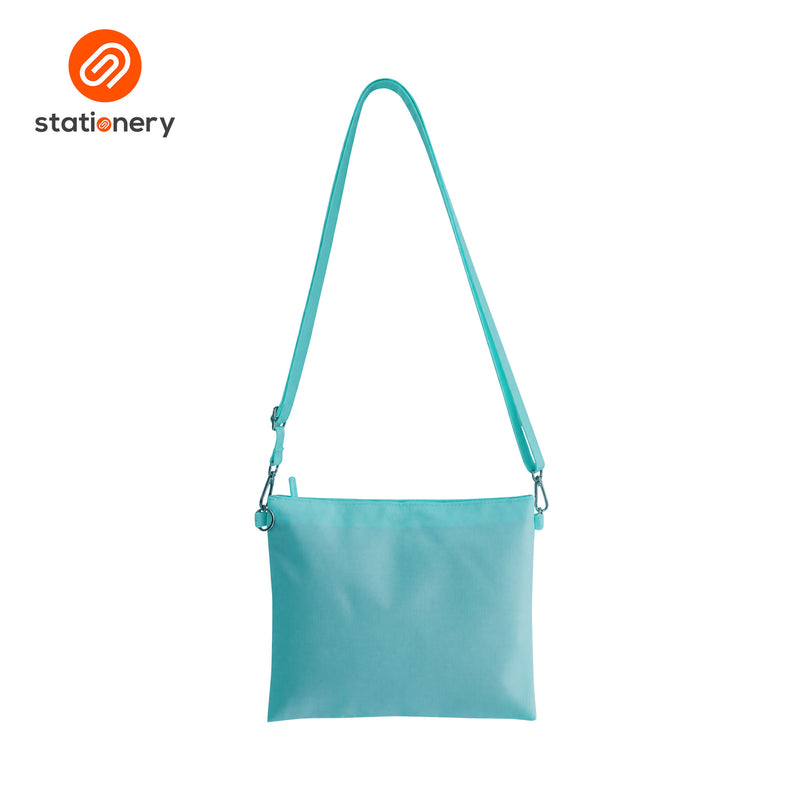 Summer Plain Flat Sling Bag - 24x20 cm-zoom-