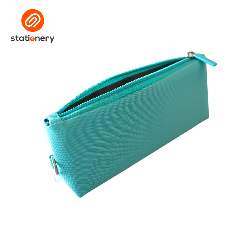 Trendy Color Polyester Flat Pencil Case-zoom-