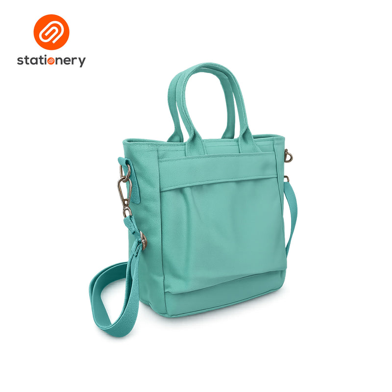 Summer Plain Two-Way Utility Bag - 20x19 cm-zoom-